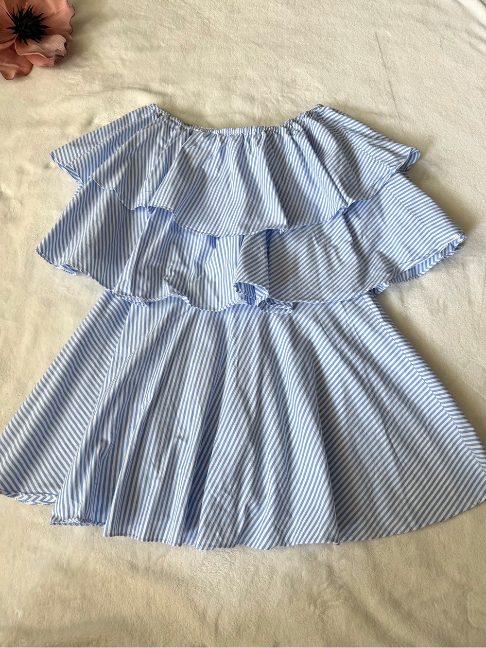 TOME Collective TIERED RUFFLE DRESS size 4 - Picture 3 of 11
